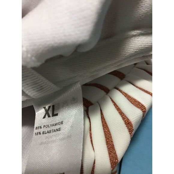 Glamorous Women’s Orange Rust Two-piece Bikini Set Size Bottom-L. top-XL - Picture 5 of 10